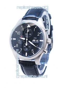 IWC Portofino Chronograph Schaffhausen Japanese Black Watch