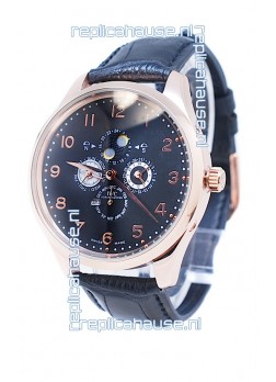 IWC Da Vinci Perpetual Calendar Chronograph Japanese Gold Watch