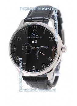 IWC Portuguese Minute Repeater Japanese Watch in Black Dial