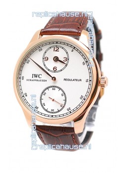 IWC Portuguese Regulateur Japanese Gold Watch