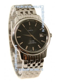 Omega Co-Axial Deville Japanese Steel Watch in Stick Markers