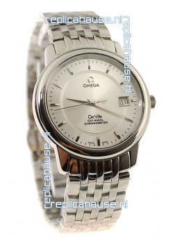 Omega Co-Axial Deville Japanese Steel Watch in Stick Markers