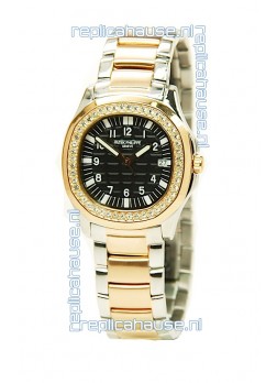 Patek Philippe Aquanaut Two Tone Ladies Gold Watch