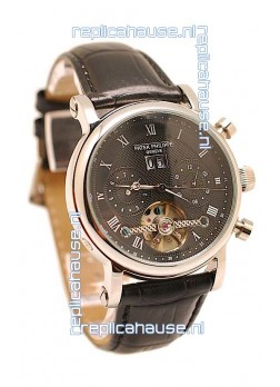 Patek Philippe Grand Complications Tourbillon Watch in Black Dial