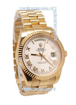 Rolex Day Date II Gold Japanese Replica Watch