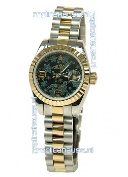 Rolex Floral Motif Datejust Ladies Replica Watch