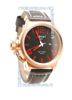 U-Boat Classico Japanese Gold Watch