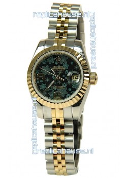 Rolex Floral Motif Datejust Ladies Replica Watch