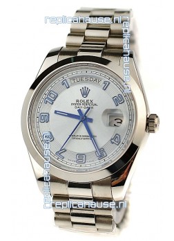 Rolex Day Date Silver Japanese Replica Watch