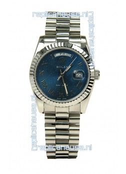 Rolex Day Date-Silver Japanese Replica Watch