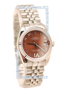 Rolex Oyster Perpetual Datejust Diamonds VI Japanese Replica Watch -36MM
