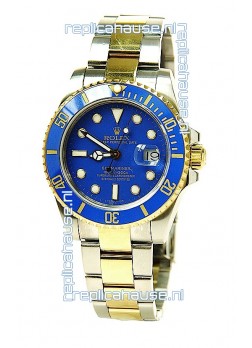 Rolex Submariner Two Tone Swiss Watch in Ceramic Bezel