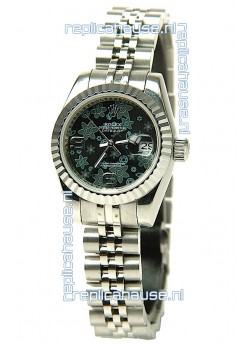 Rolex Floral Motif Datejust Ladies Replica Watch