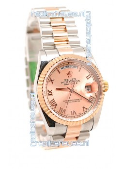 Rolex Day Date Two Tone Japanese Replica Watch