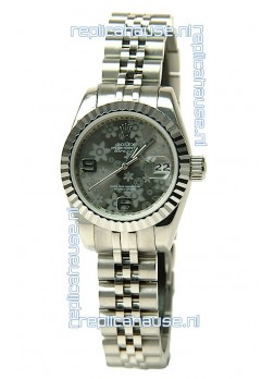Rolex Floral Motif Datejust Ladies Replica Watch