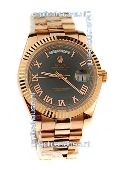 Rolex Day Date Pink Gold Japanese Replica Watch