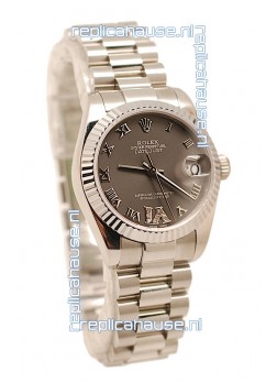 Rolex Oyster Perpetual Datejust Diamonds VI Japanese Replica Watch -36MM