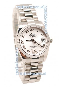 Rolex Oyster Perpetual Datejust Diamonds VI Japanese Replica Watch -36MM