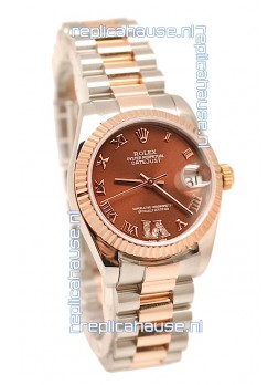 Rolex Oyster Perpetual Datejust Diamonds VI Japanese Replica Watch -36MM