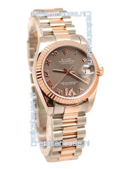 Rolex Oyster Perpetual Datejust Diamonds VI Japanese Replica Watch -36MM