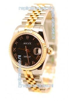 Rolex DateJust Mid-Sized Japanese Replica Two Tone Watch