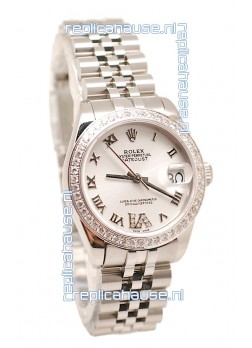 Rolex Oyster Perpetual Datejust Diamonds VI Japanese Replica Watch -36MM