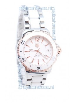 Tag Heuer Formula 1 Japanese Quartz Ladies Watch in Ceramic Bezel with Diamonds