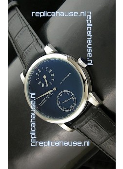 A. Lange & Sohne Cortes de Geneve Decorative Bridges Classic Replica Watch in Black Dial
