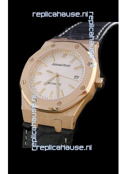 Audemars Piguet Royal Oak Watch in White Dial