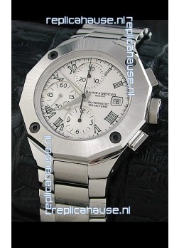 Baume & Mercier Riveria Swiss Watch in White Dial