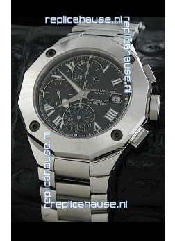Baume & Mercier Riveria Swiss Watch in Black Dial