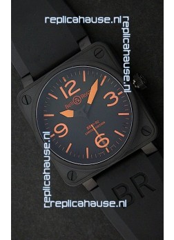 Bell and Ross BR 01-92 Swiss Watch in PVD Casing