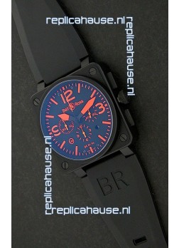 Bell and Ross BR01-94 7750 Swiss Watch in Red Markings