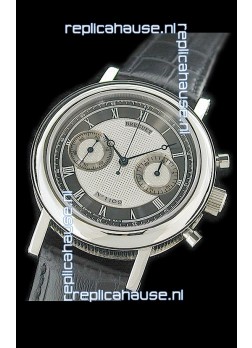 Breguet REF 1775 Swiss Replica Watch in Grey & Silver Dial