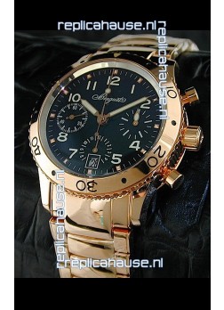 Breguet Aeronavale Swiss Replica Watch in Pink Gold