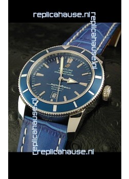 Breitling Superocean Swiss Replica Watch in Blue Dial