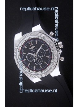 Breitling Bentley Chronograph Japanese Replica Watch in Black Dial