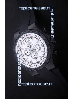 Breitling Bentley PVD Japanese Replica Watch in White Dial