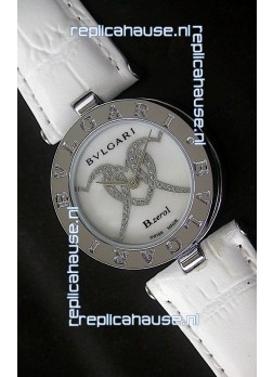 Bvlgari B.zerol Japanese Replica Quartz Watch in White Dial