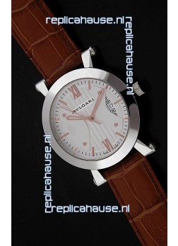 Bvlgari Sotirio Bulgari Swiss Replica Watch in White Dial