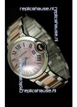Ballon De Bleu Cartier Two tone Pink Gold Swiss Watch