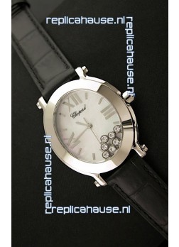 Chopard Happy Sport Ladies Japanese Replica Watch in Steel
