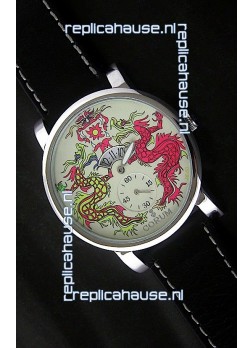 Corum Imitation Ceramics Japanese Replica Watch in White Dial