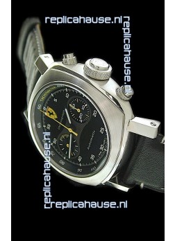 Ferrari Granturismo Swiss Replica Watch in Black Strap