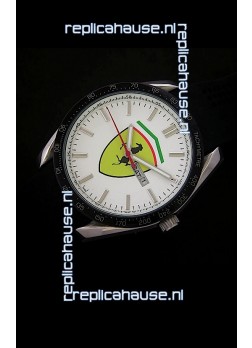 Ferrari Scuderia Watch in White Dial