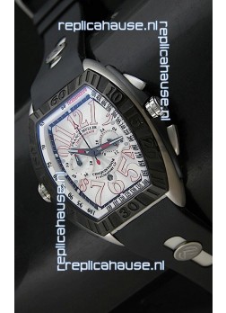 Franck Muller SingaporeGP Series 2009 Japanese Replica Watch in White Dial