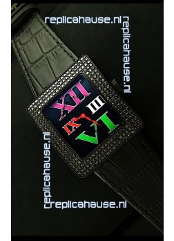 Franck Muller Geneve Infinity Japanese Special PVD Watch in Multi Color Roman Markers