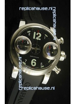 Graham Chronograph Swordfish Swiss Replica Watch in Black Dial