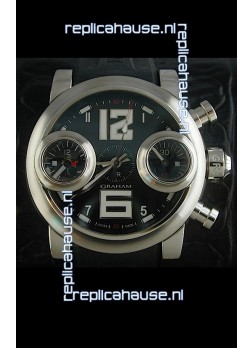 Graham Chronograph Swordfish Swiss Replica Watch in Black Dial