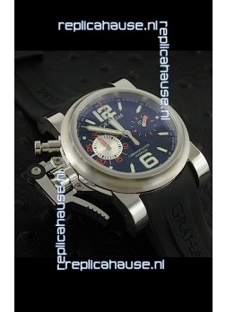 Graham Chronofighter Oversize Swiss Replica Watch in Black Dial